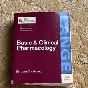 Basic & Clinical Pharmacology Textbook